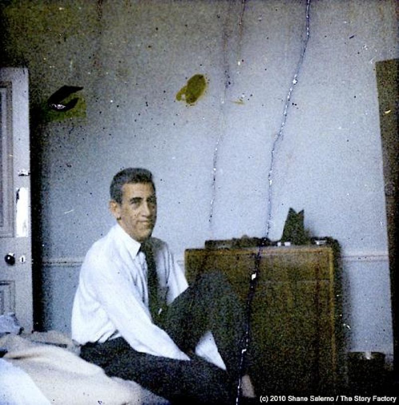 Salinger en una imagen inédita en España.