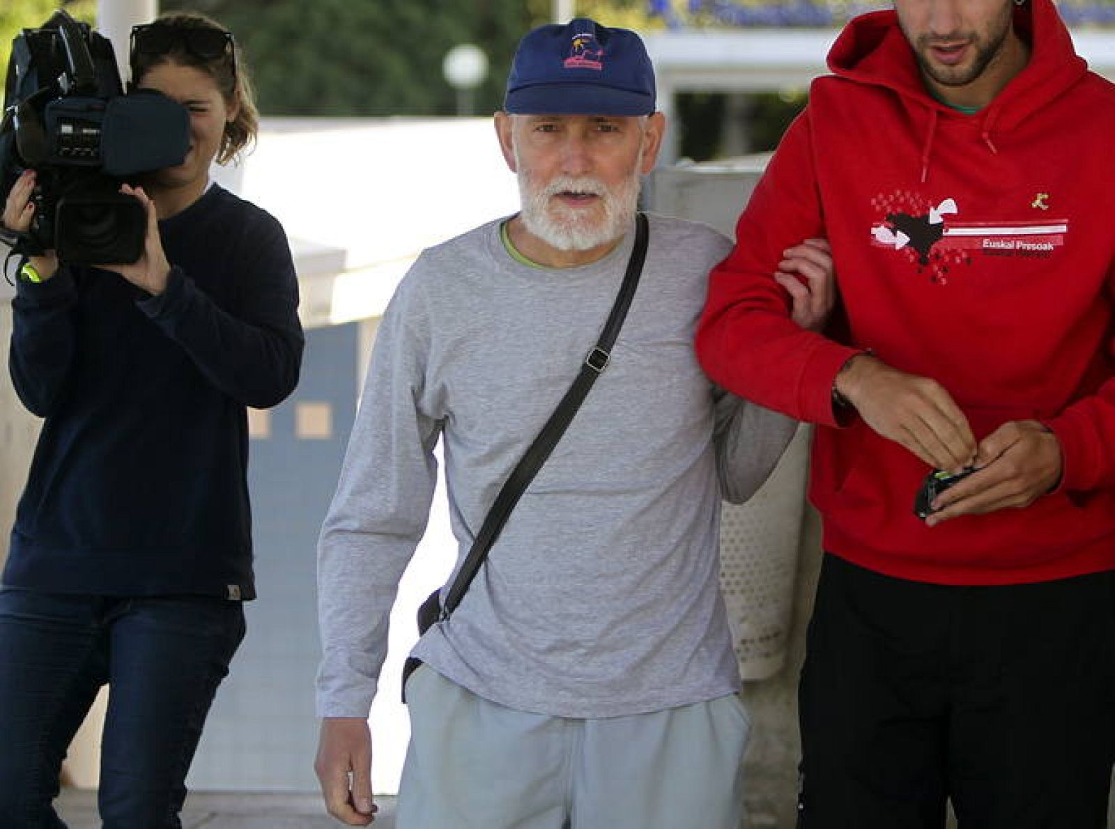 Bolinaga, en agosto de 2013, cuando acudió al hospital para una revisión.