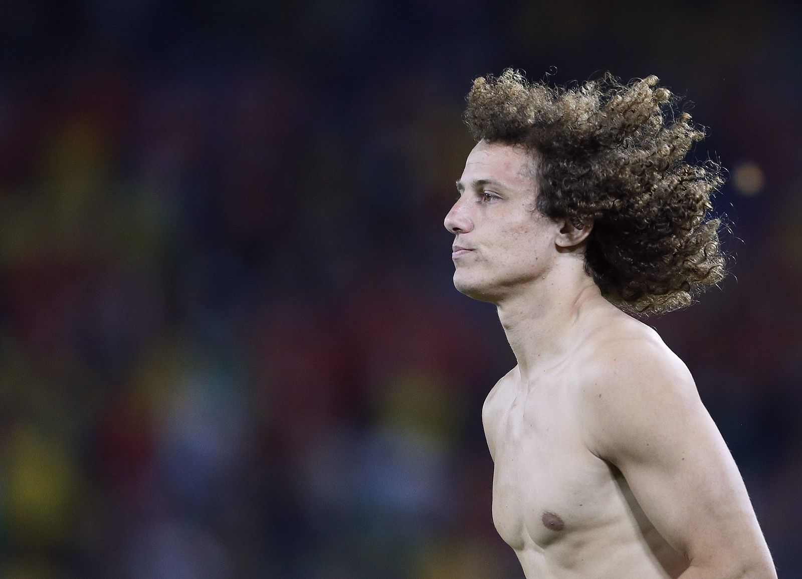 El defensa central del Chelsea David Luiz.