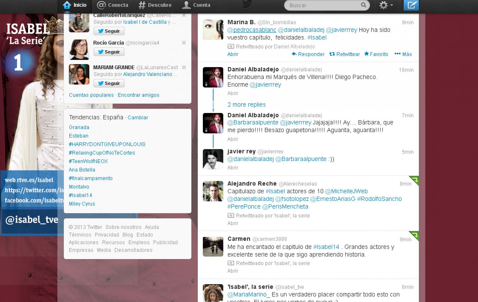 #isabel14 en Twitter