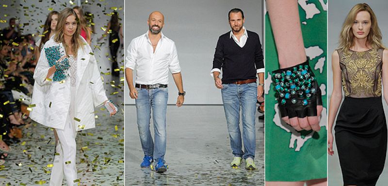 Desfile de Alvarno de primavera y verano 2014.