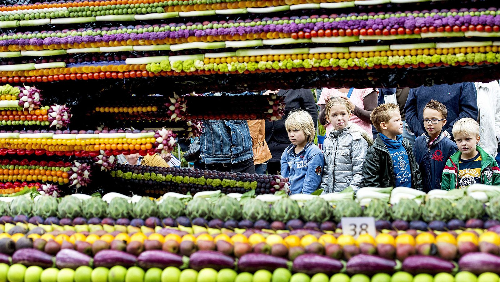 Un mercado de frutas y verduras en Holanda
