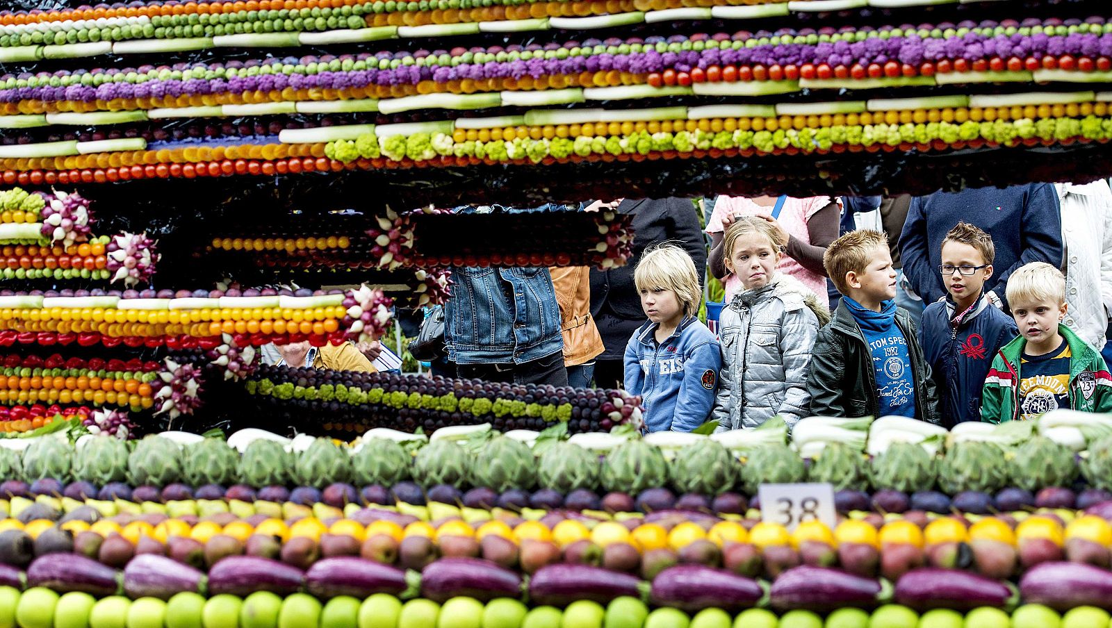 Un mercado de frutas y verduras en Holanda