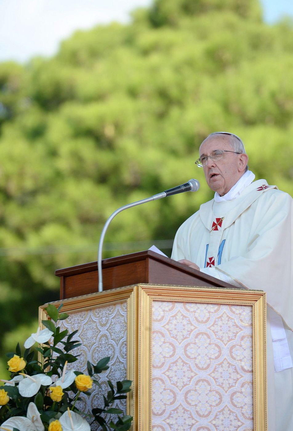 El papa Francisco en Cagliari