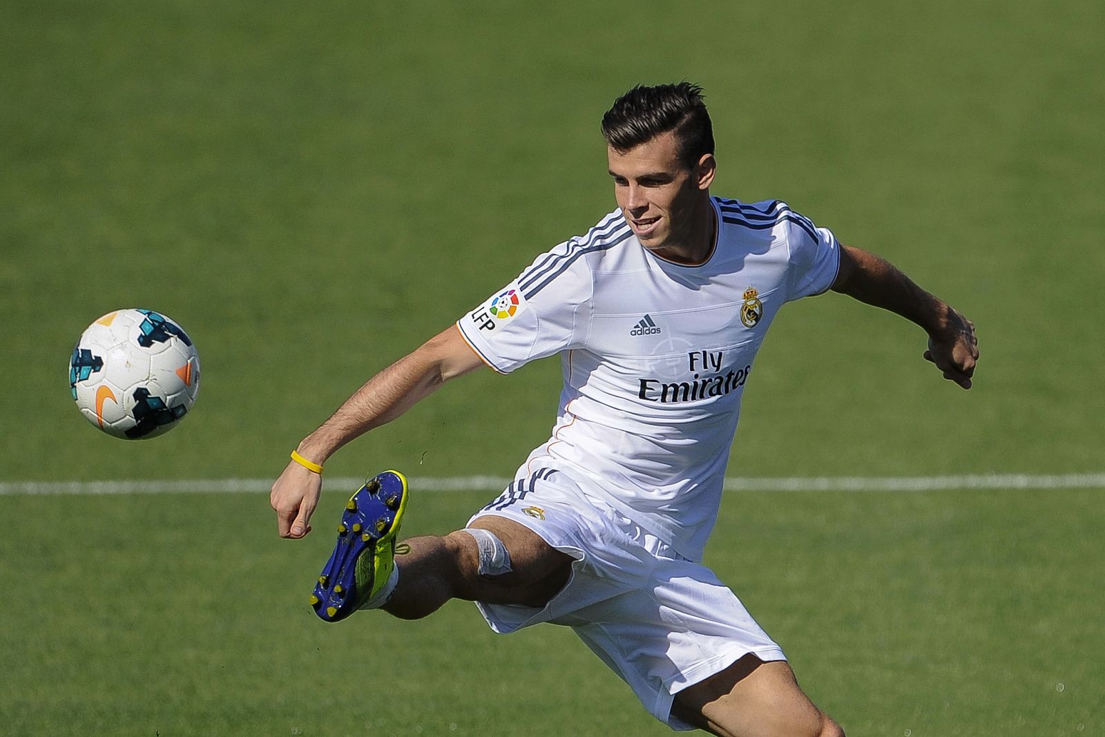 Imagen del galés Gareth Bale durante el entrenamiento.