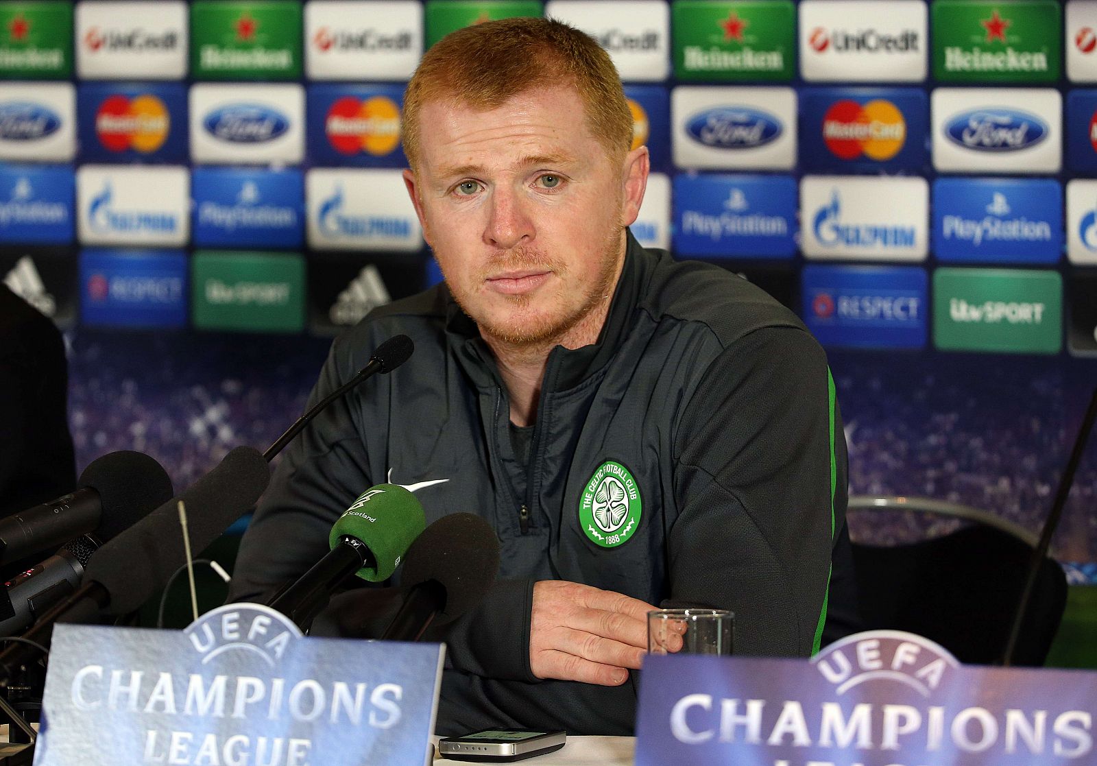 El técnico del Celtic durante la rueda de prensa previa al partido ante el Barça.