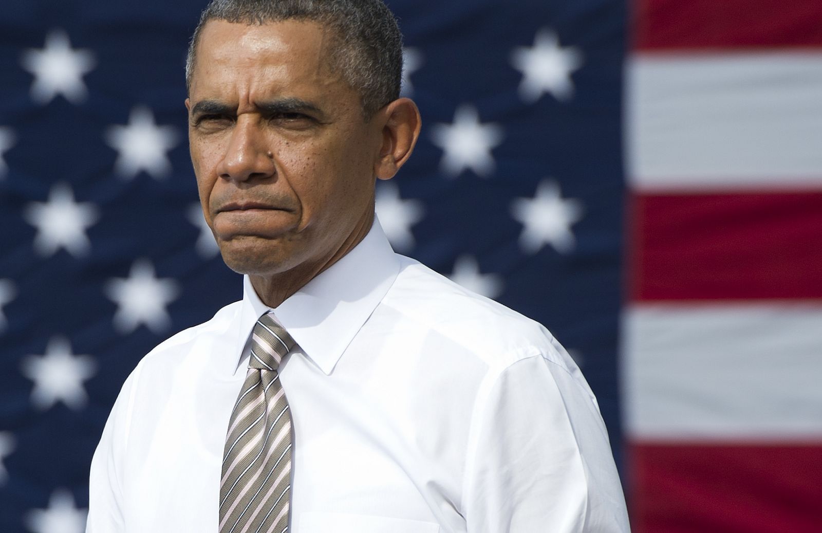 El presidente de EE.UU., Barack Obama, durante un discurso sobre el cierre parcial de la administración el 3 de octubre en Maryland, EE.UU.