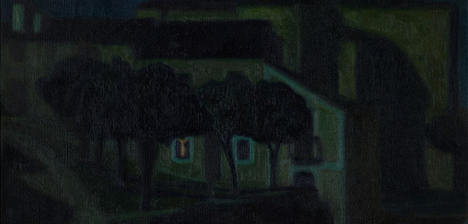 Diego Rivera La Noche de Ávila, 1907 (detalle)
