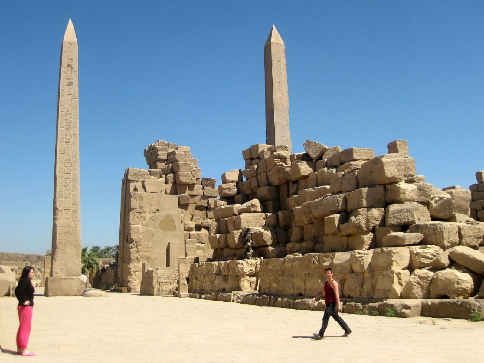 El templo de Karnak sin apenas visitantes