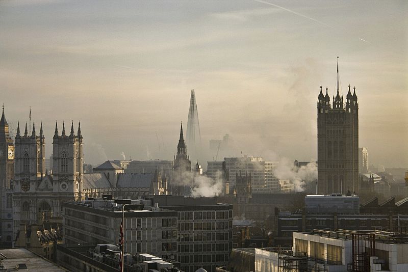 Amanecer en Londres.