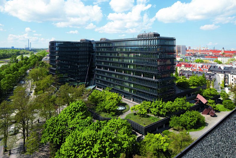 Sede en Munich de la Oficina Europea de Patentes.
