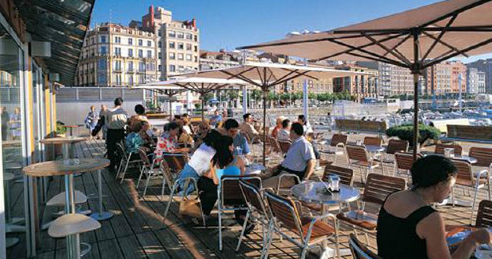 Terraza de una cafetería