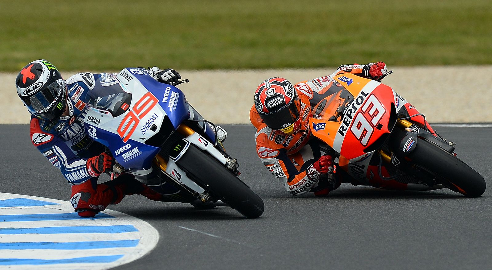 Jorge Lorenzo y Marc Márquez, en el GP de Australia