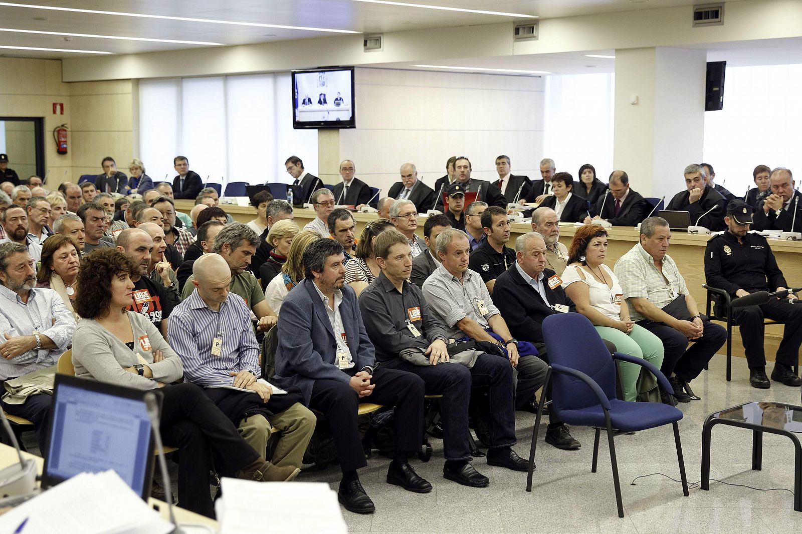 Vista general de la sala de la Audiencia Nacional en San Fernando de Henares, el pasado 17 de octubre.