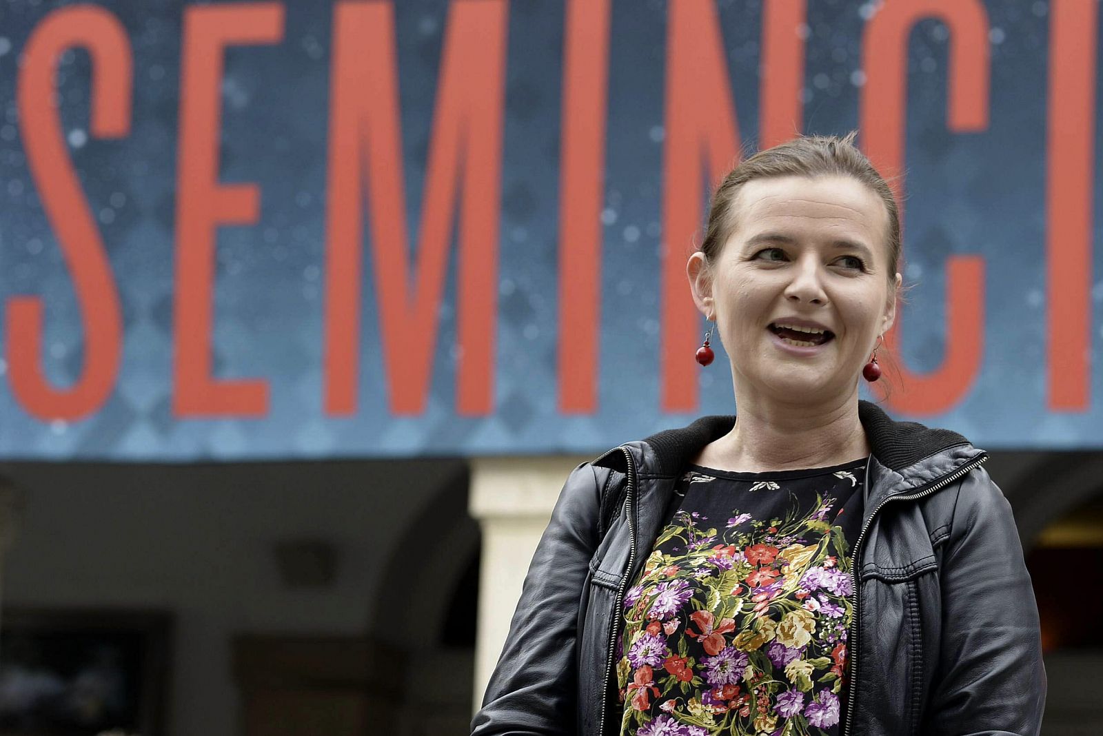 La actriz Jowita Budnik ha presentado hoy, dentro de la sección oficial de la 58 edición de SEMINCI, la película polaca "Papusza".