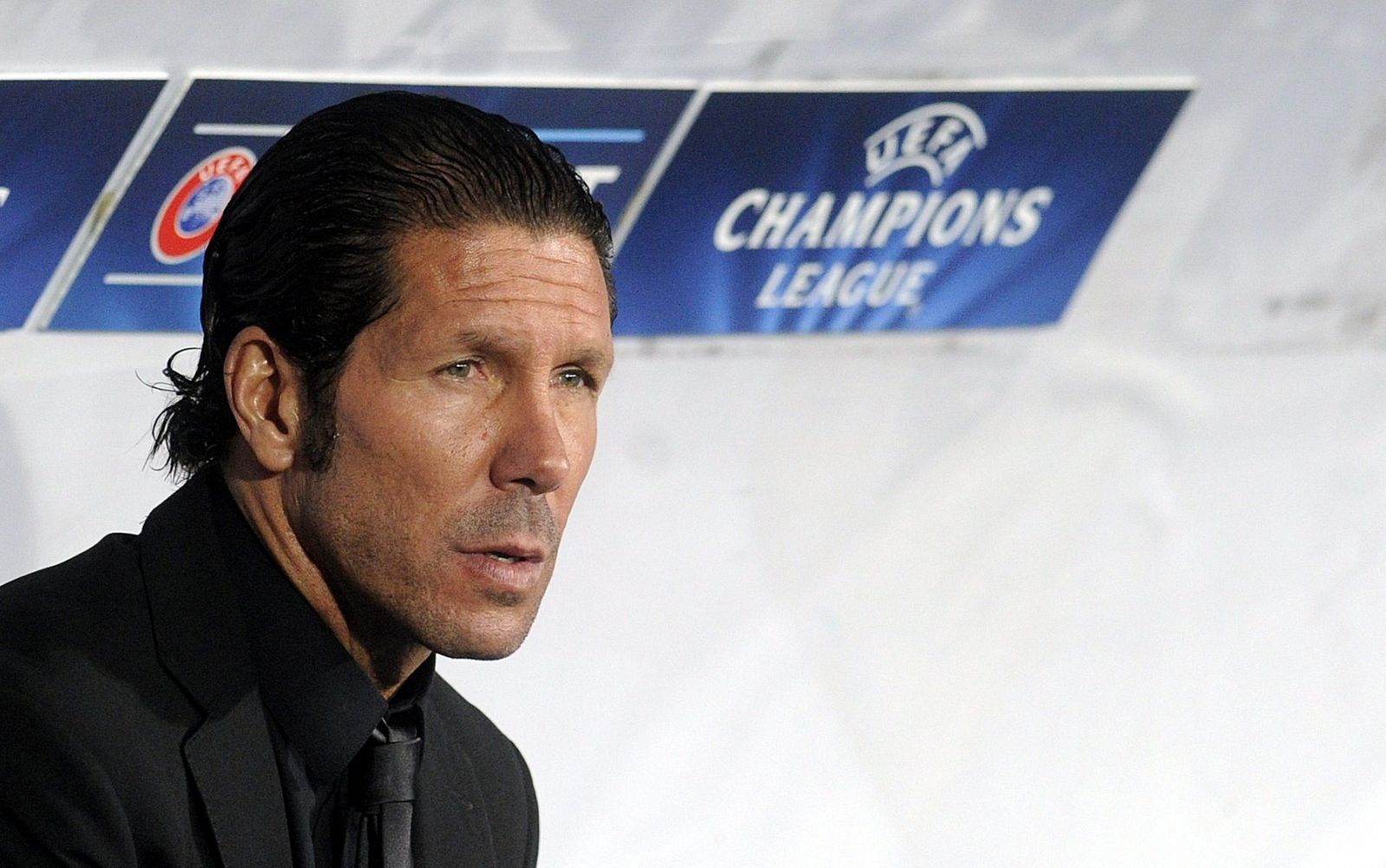 El entrenador argentino del At. de Madrid, Diego Pablo Simeone