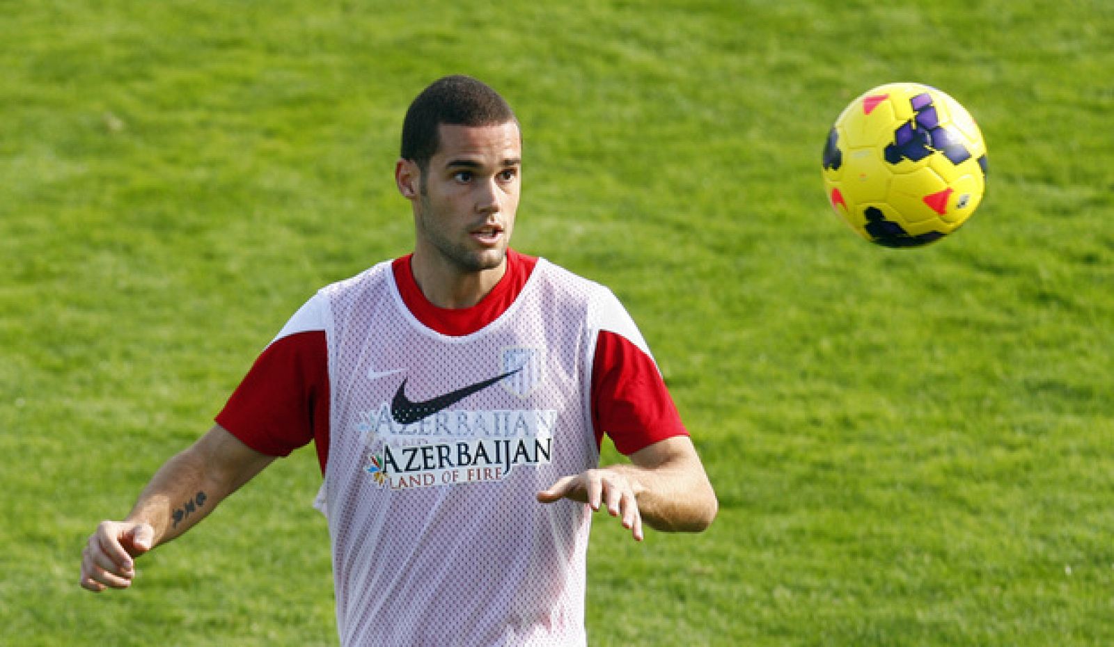 Mario Suárez, jugador del Atlético de Madrid