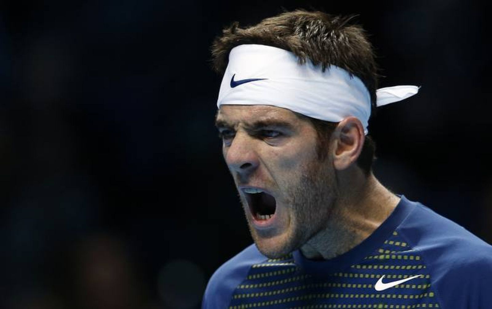 Juan Martín del Potro ha sufrido para ganar su primer partido ante Richard Gasquet.
