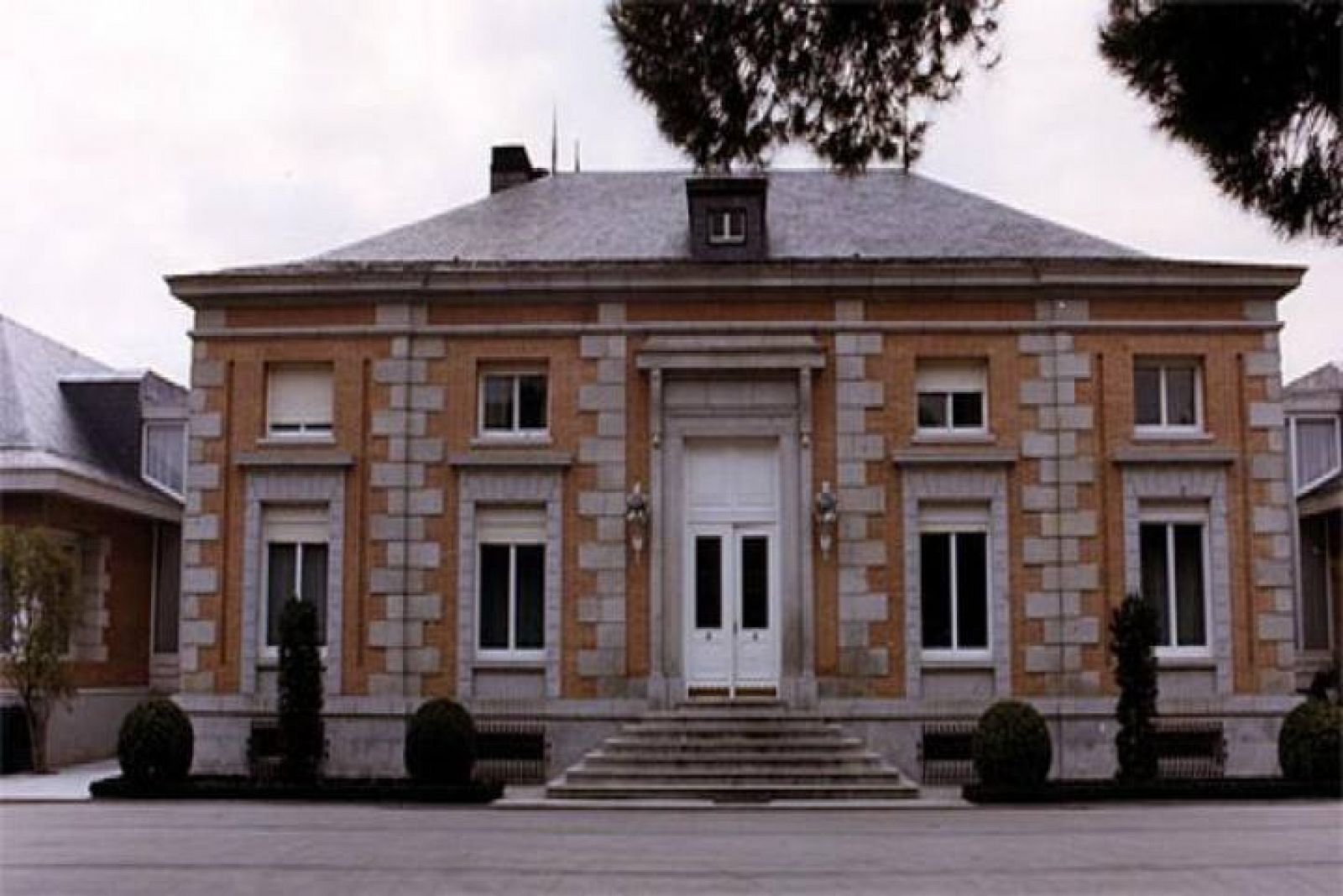 Imagen del palacio de la Zarzuela, una de las residencias de la Familia Real española.