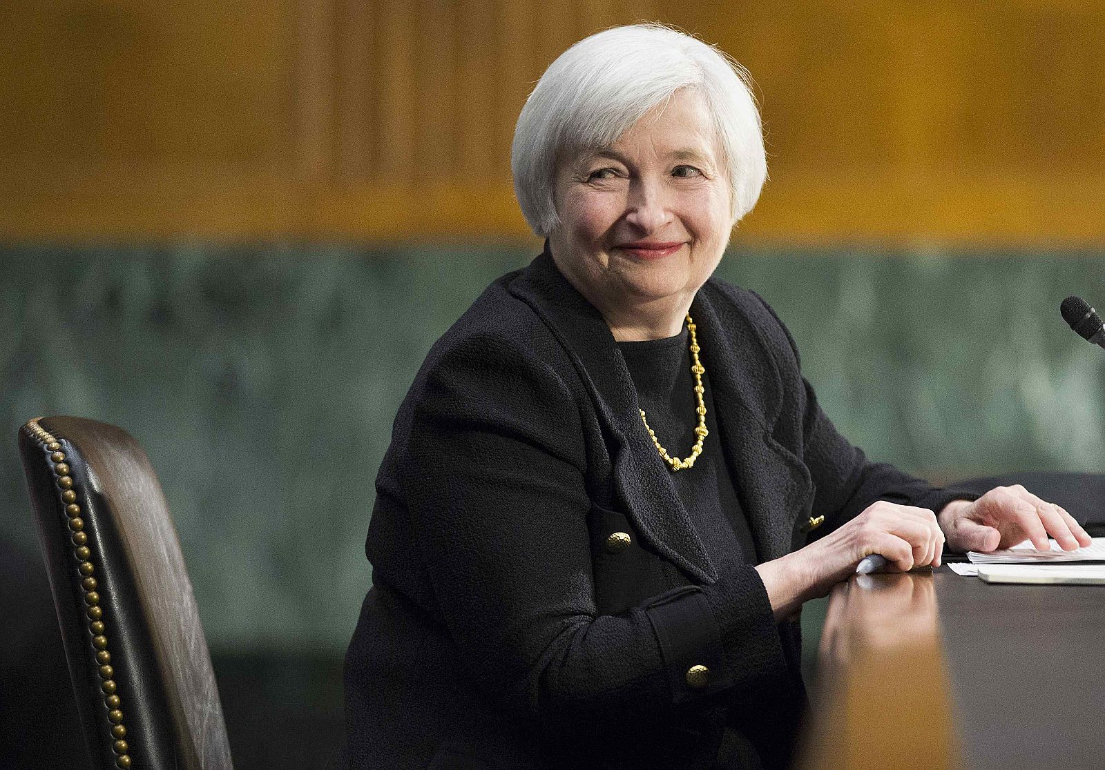 Janet Yellen ante el comité bancario del Senado de Estados Unidos