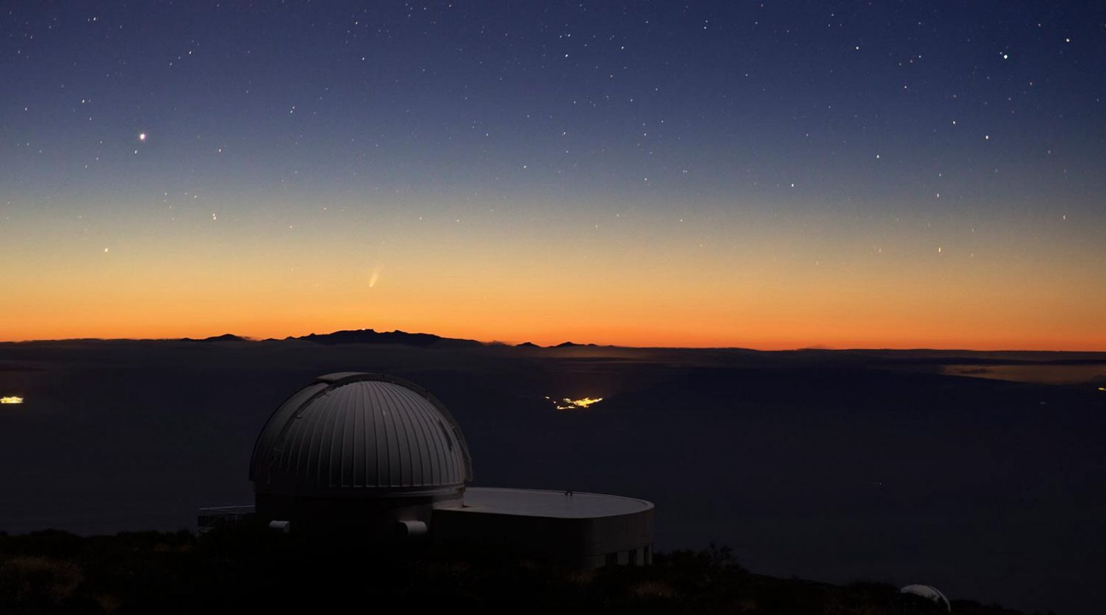 Imagen del Cometa ISON la madrugada del 24 de noviembre