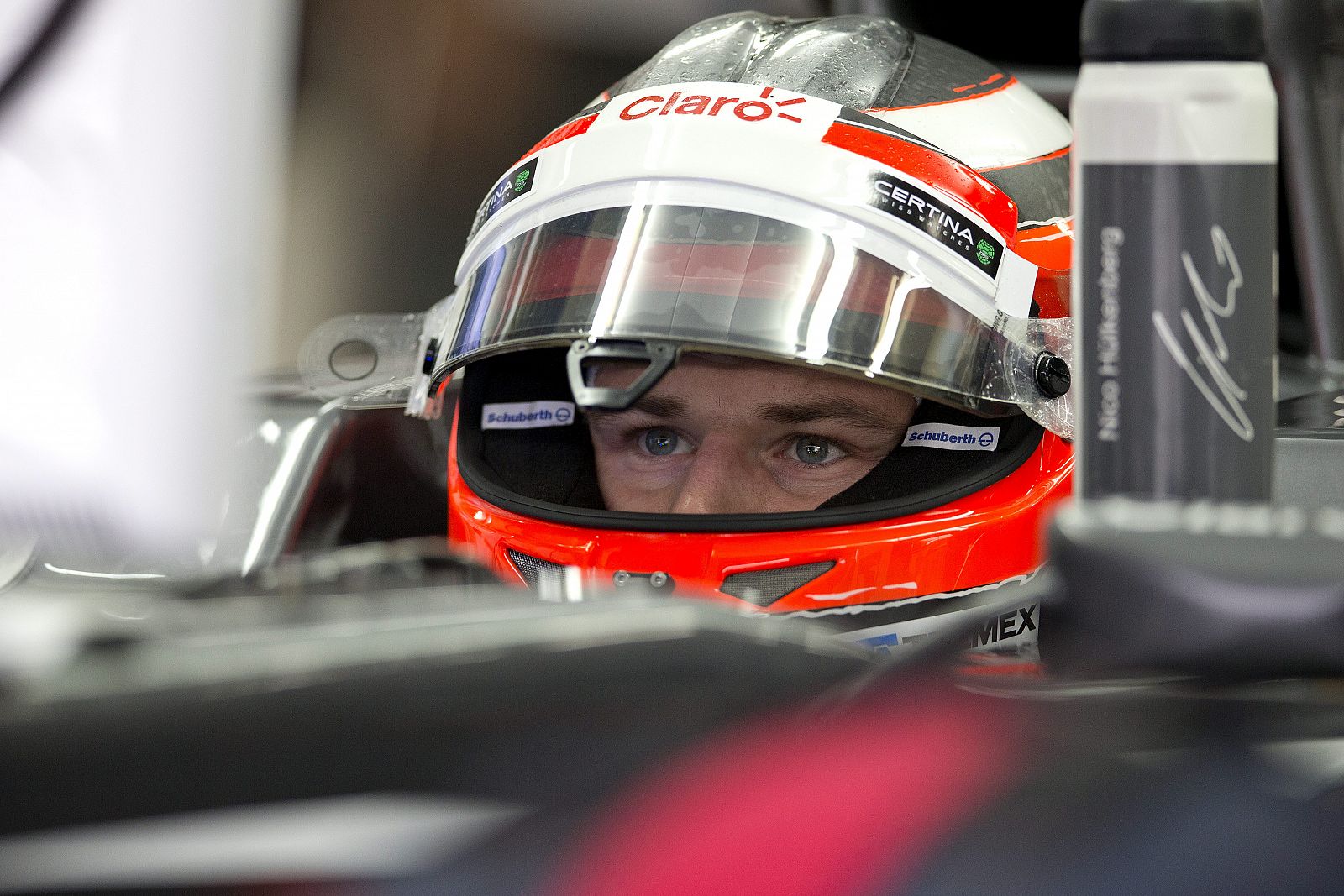 El piloto alemán Nico Hulkenberg defendiendo los colores de la escudería Sauber.