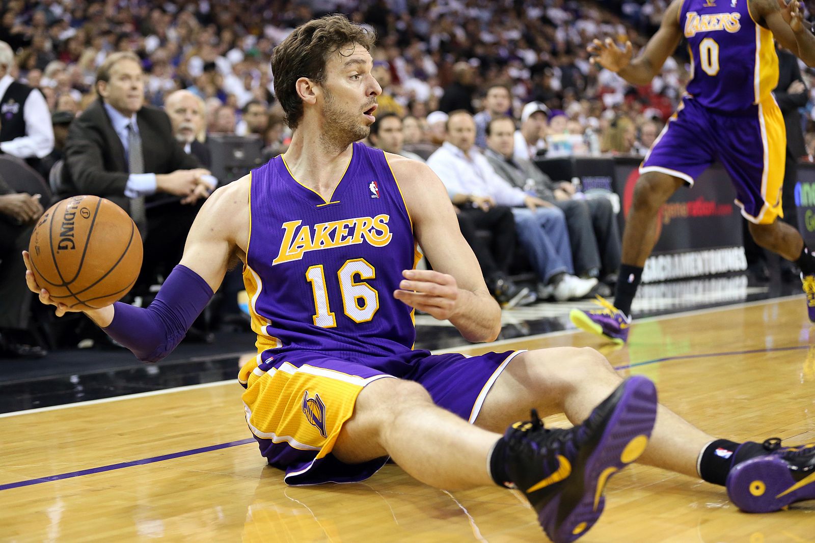 Pau Gasol, en el partido contra Sacramento Kings.