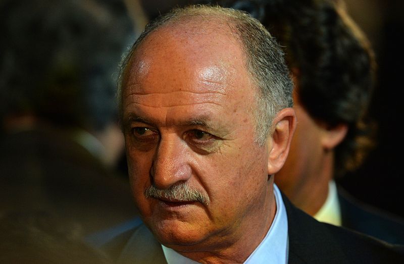 El seleccionador de Brasil, Luiz Felipe Scolari.