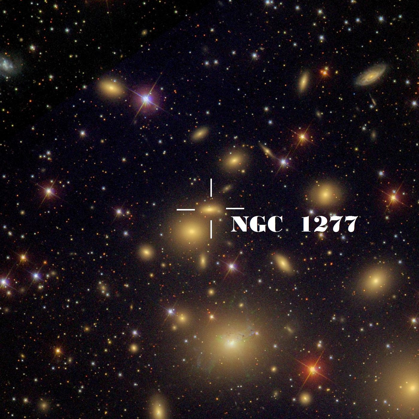 Imagen de la galaxia NGC1277