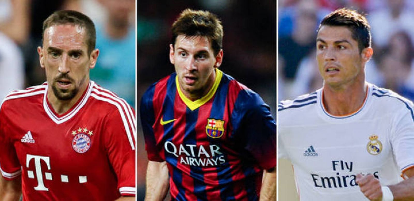 Candidatos al Balón de Oro 2013.