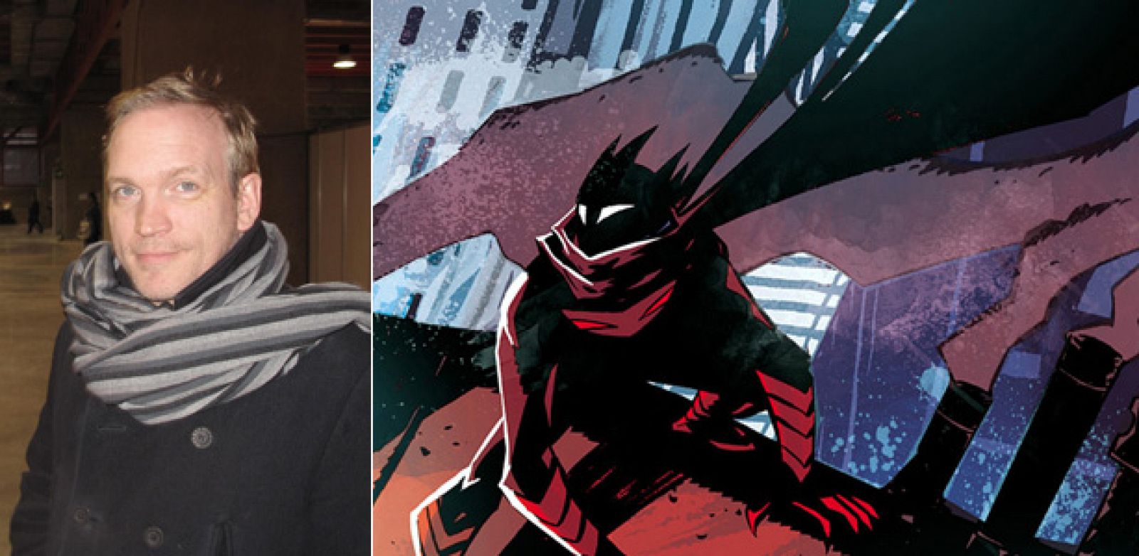 Michael Avon Oeming y Fausto, el protagonista del cómic 'The Victories'