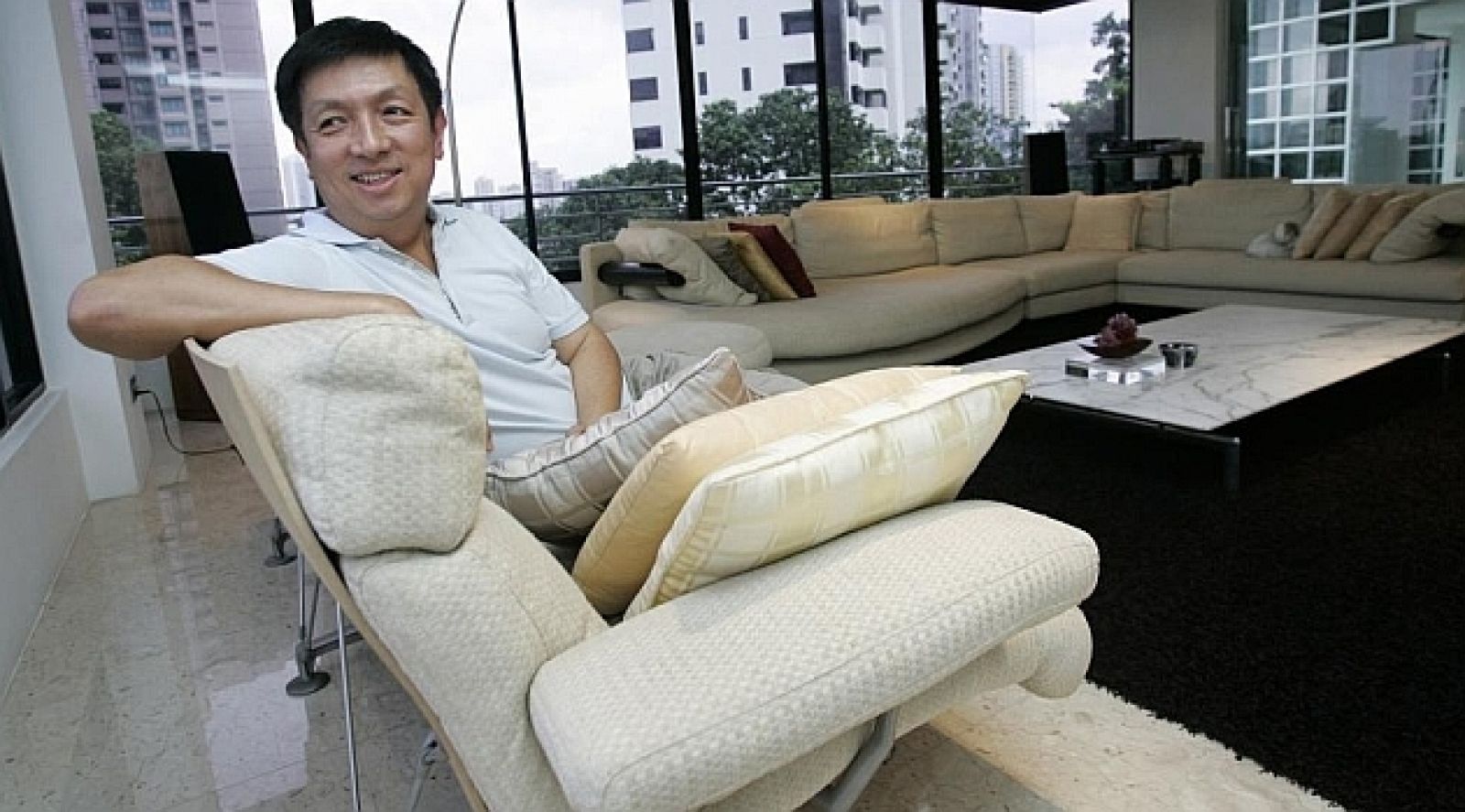 Imagen del empresario de Singapur Peter Lim.