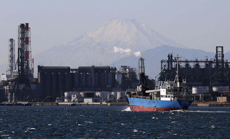 Zona industrial de Kawasaki, al sur de Tokio