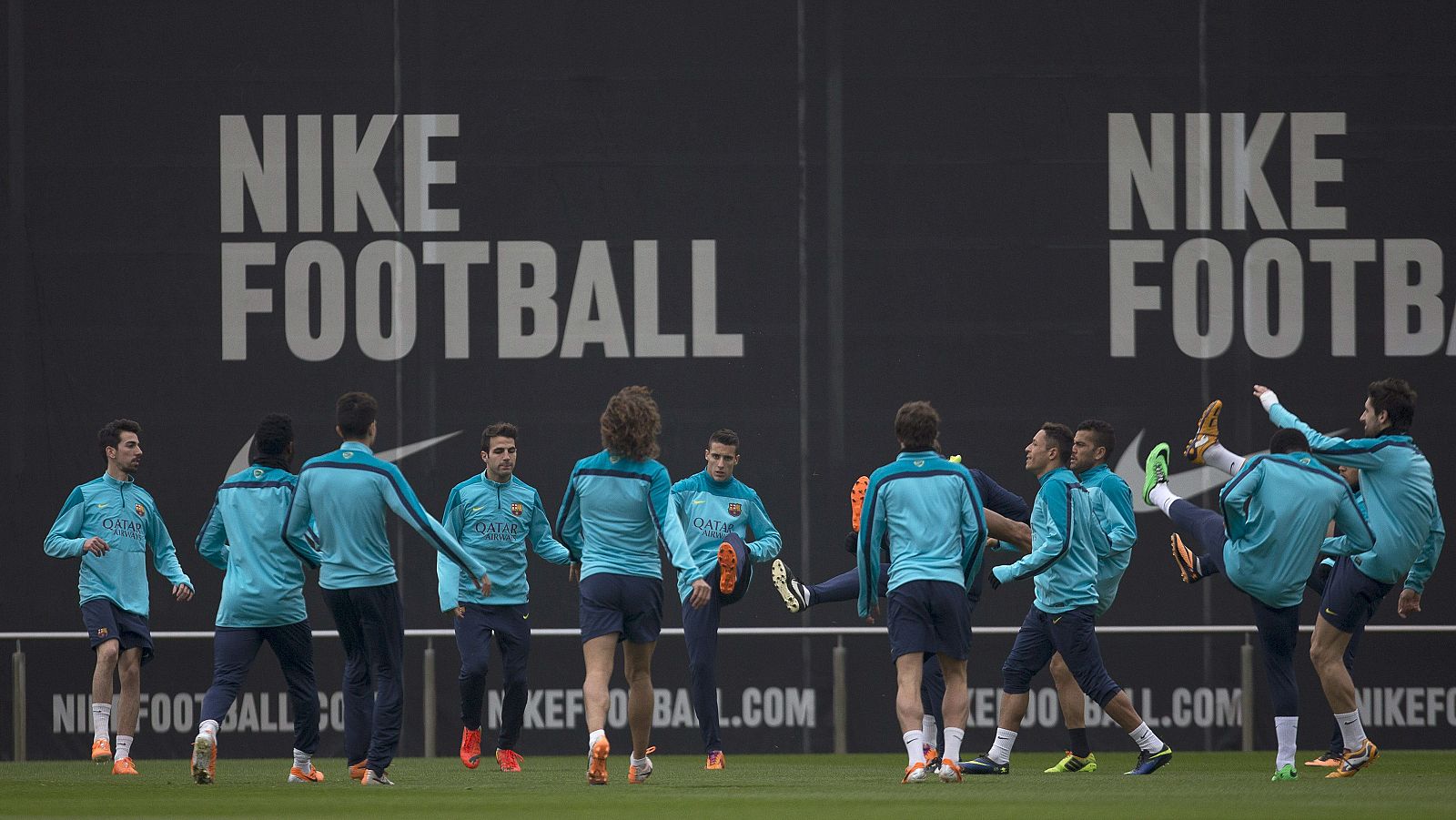 ENTRENAMIENTO DEL F.C. BARCELONA