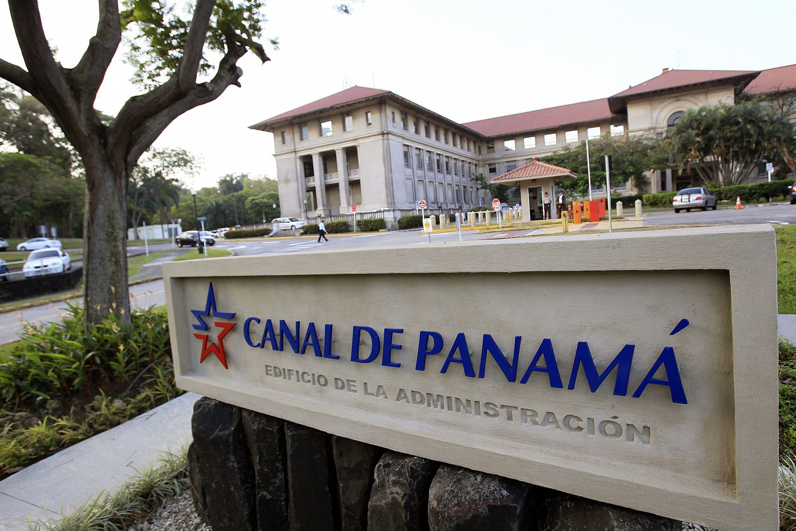 Vista del edificio de la administración del Canal de Panamá, en Ciudad de Panamá