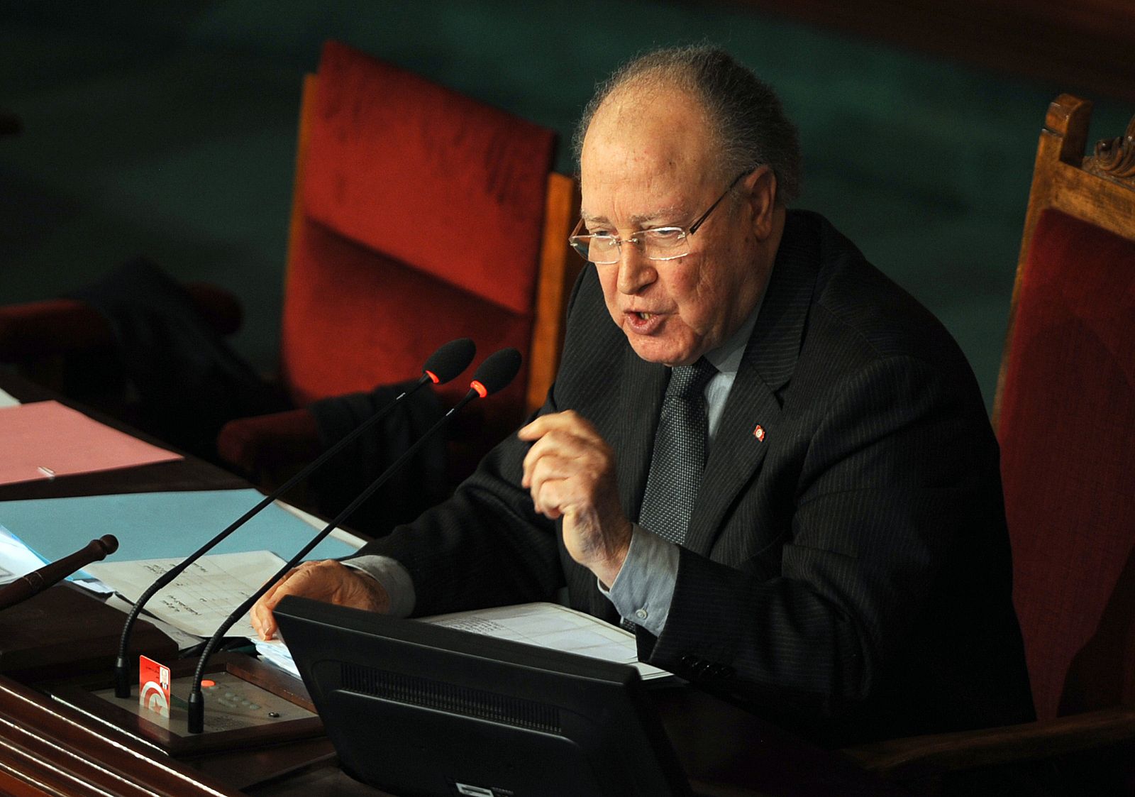 El presidente de la Asamblea Nacional Constituyente de Túnez, Ben Jaafar