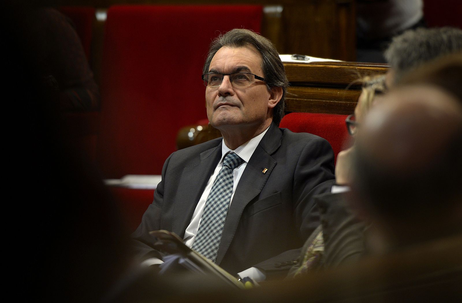El presidente de la Generalitat, Artur Mas, en el Parlament