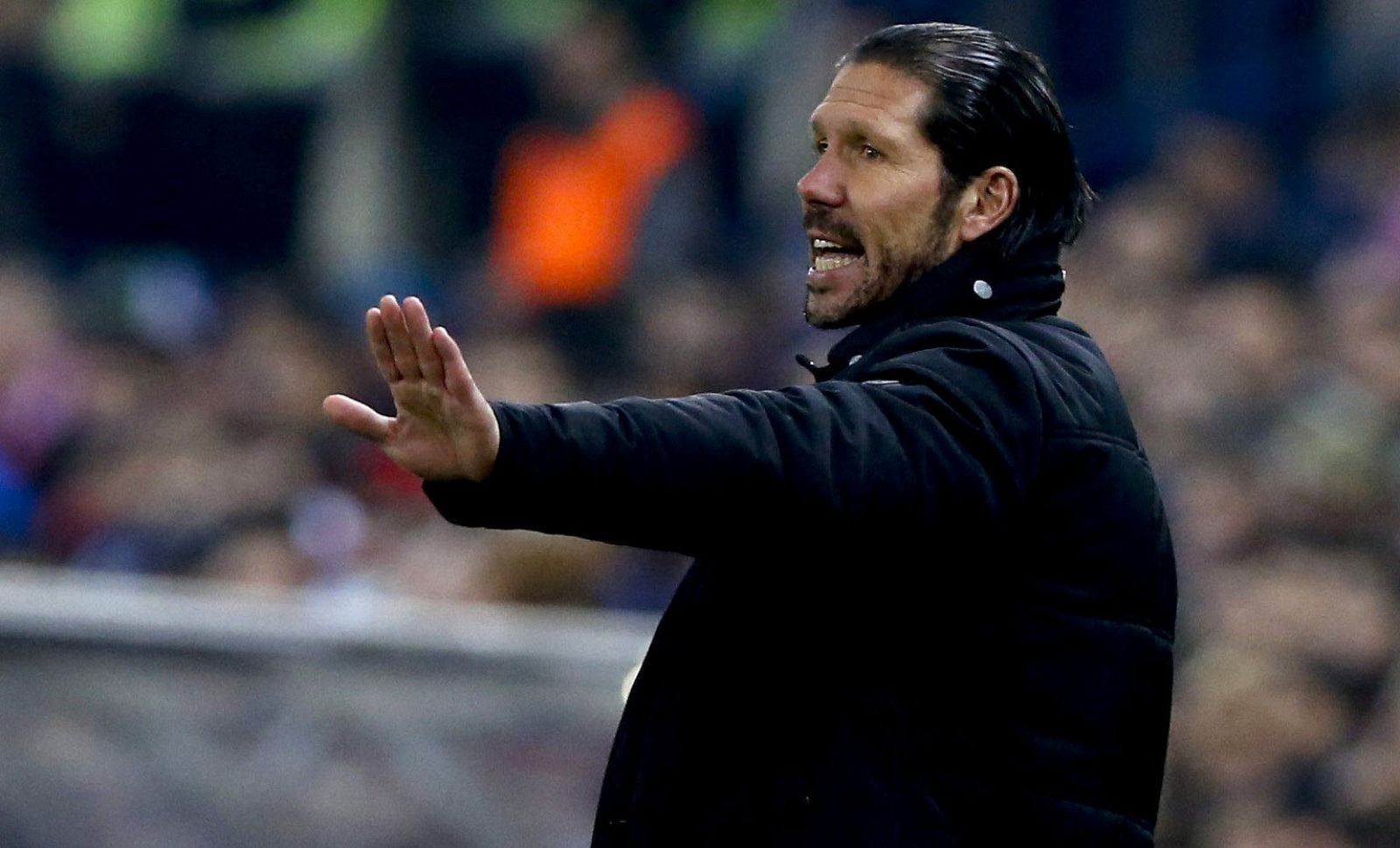 El entrenador argentino del Atlético de Madrid, Diego Simeone.