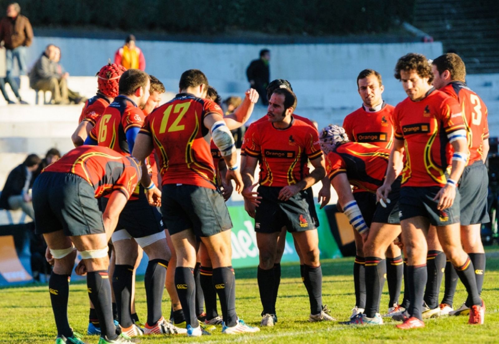 Imagen de archivo durante un partido de la selección española de rugby.