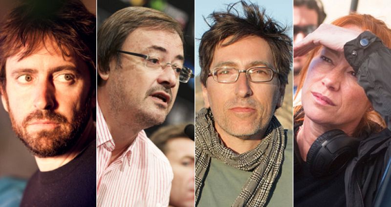 Daniel Sánchez Arévalo, Manuel Martín Cuenca, David Trueba y Gracia Querejeta.