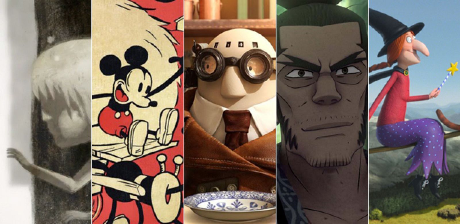 Nominados al Oscar al Mejor Cortometraje de Animación 2014: 'Feral', 'Get a horse!', 'Mr. Hublot', 'Possessions' y 'Room on the Broom' ('¡Cómo mola tu escoba!')