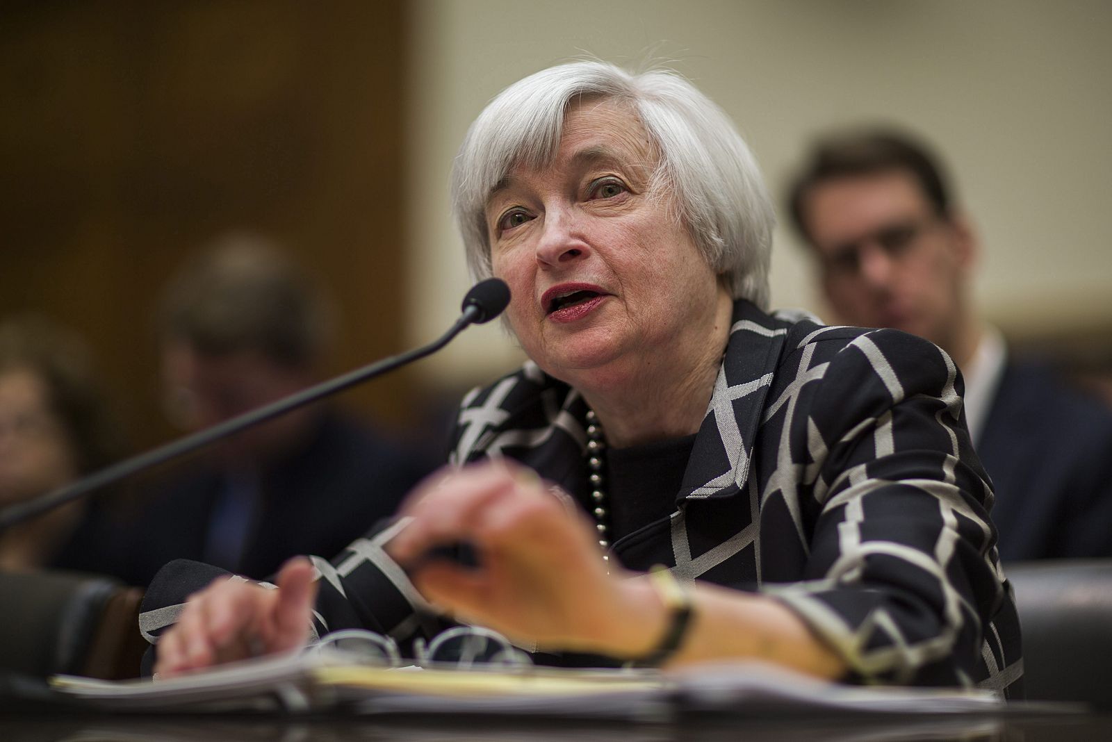 Janet Yellen comparece ante el Comité de Servicios Financieros de la Cámara de Representantes en Washington