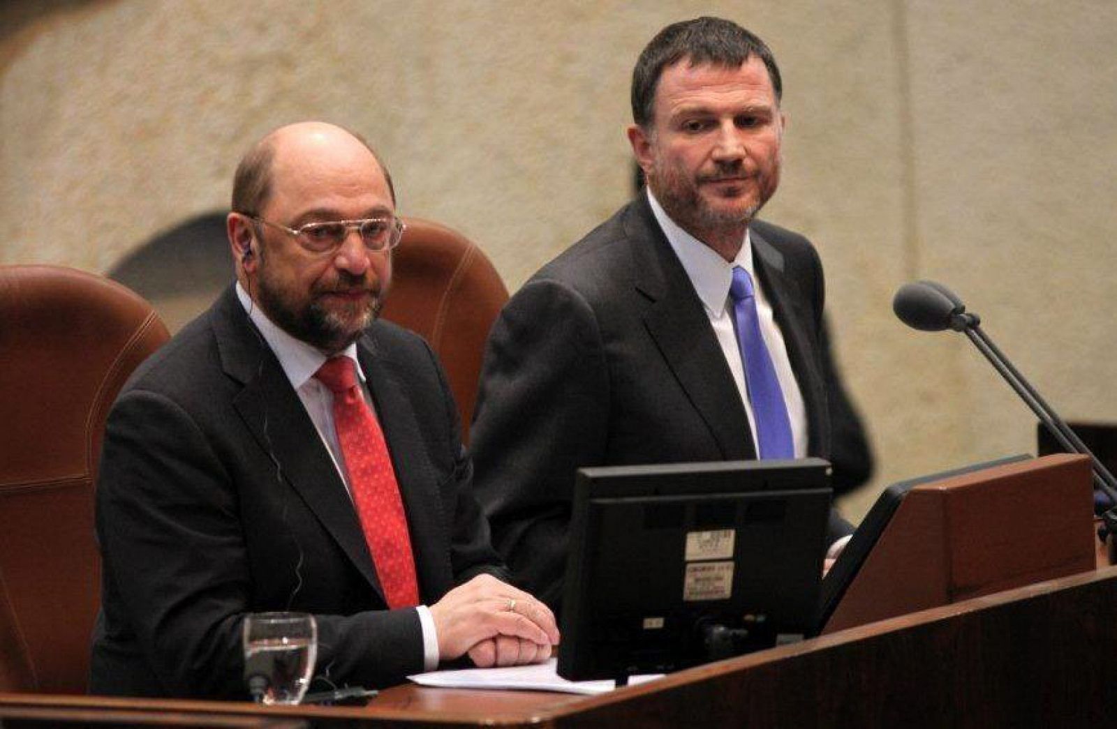 REUNIÓN ENTRE MARTIN SCHULZ Y BENJAMIN NETANYAHU