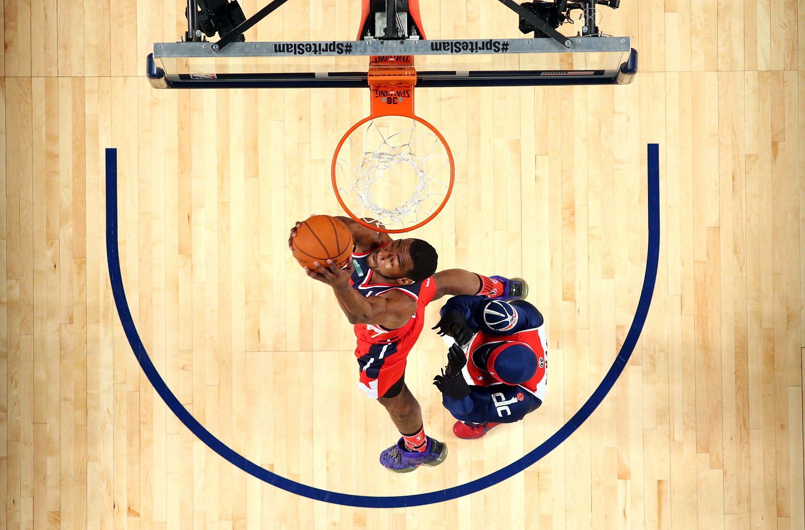 Imagen cenital del mate con el que John Wall ha ganado el concurso para la Conferencia Este