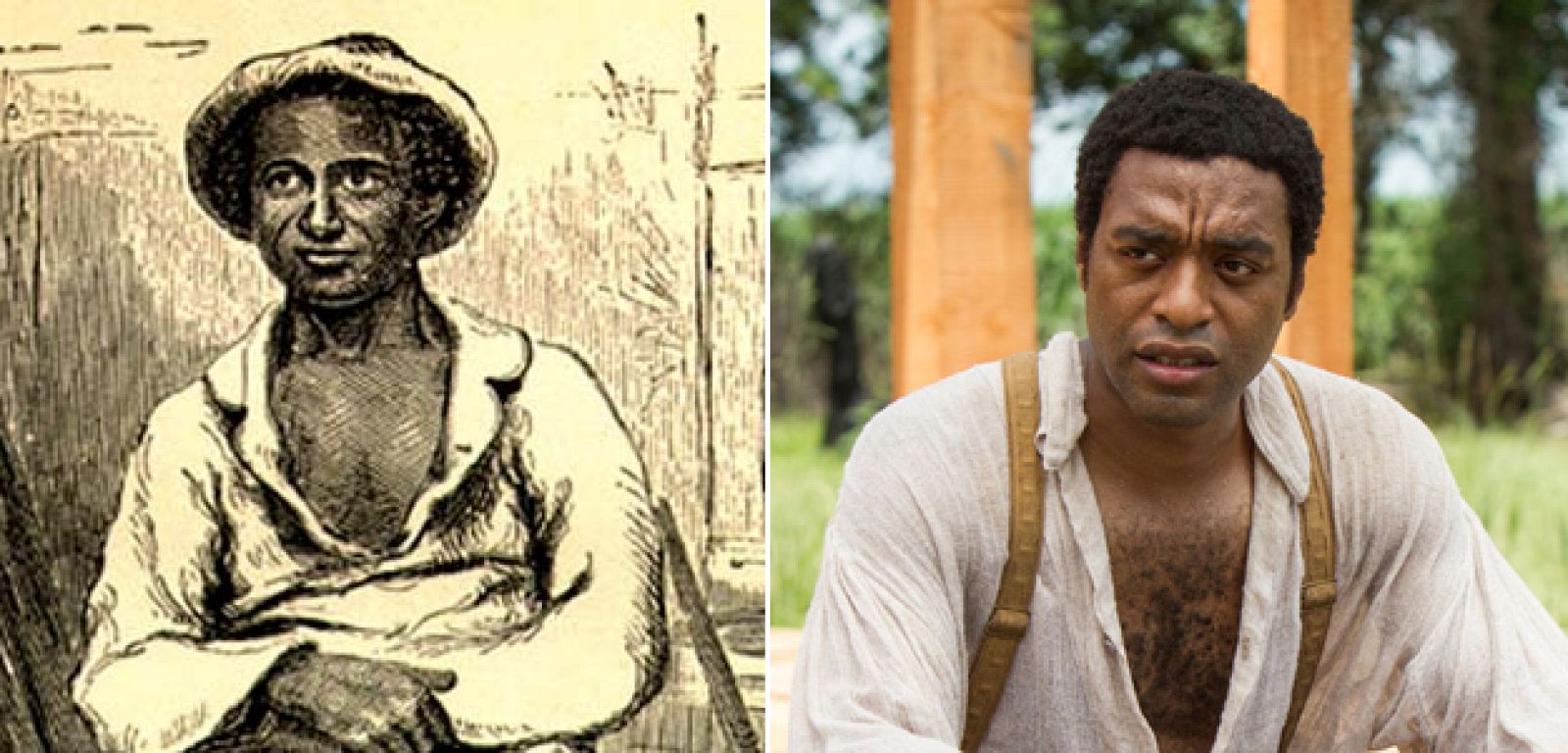 Dibujo de Solomon northup, interpretado en '12 años de esclavitud' pòr Chiwetel Ejiofor