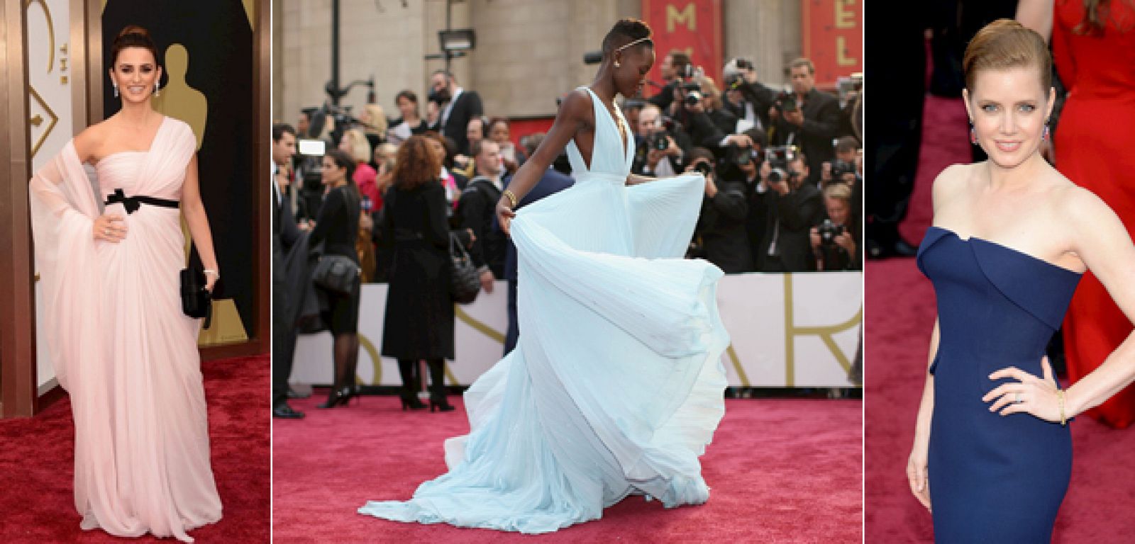 La alfombra roja de los Oscar 2014.