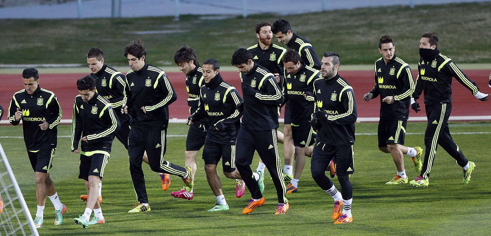 ENTRENAMIENTO SELECCIÓN ESPAÑOLA