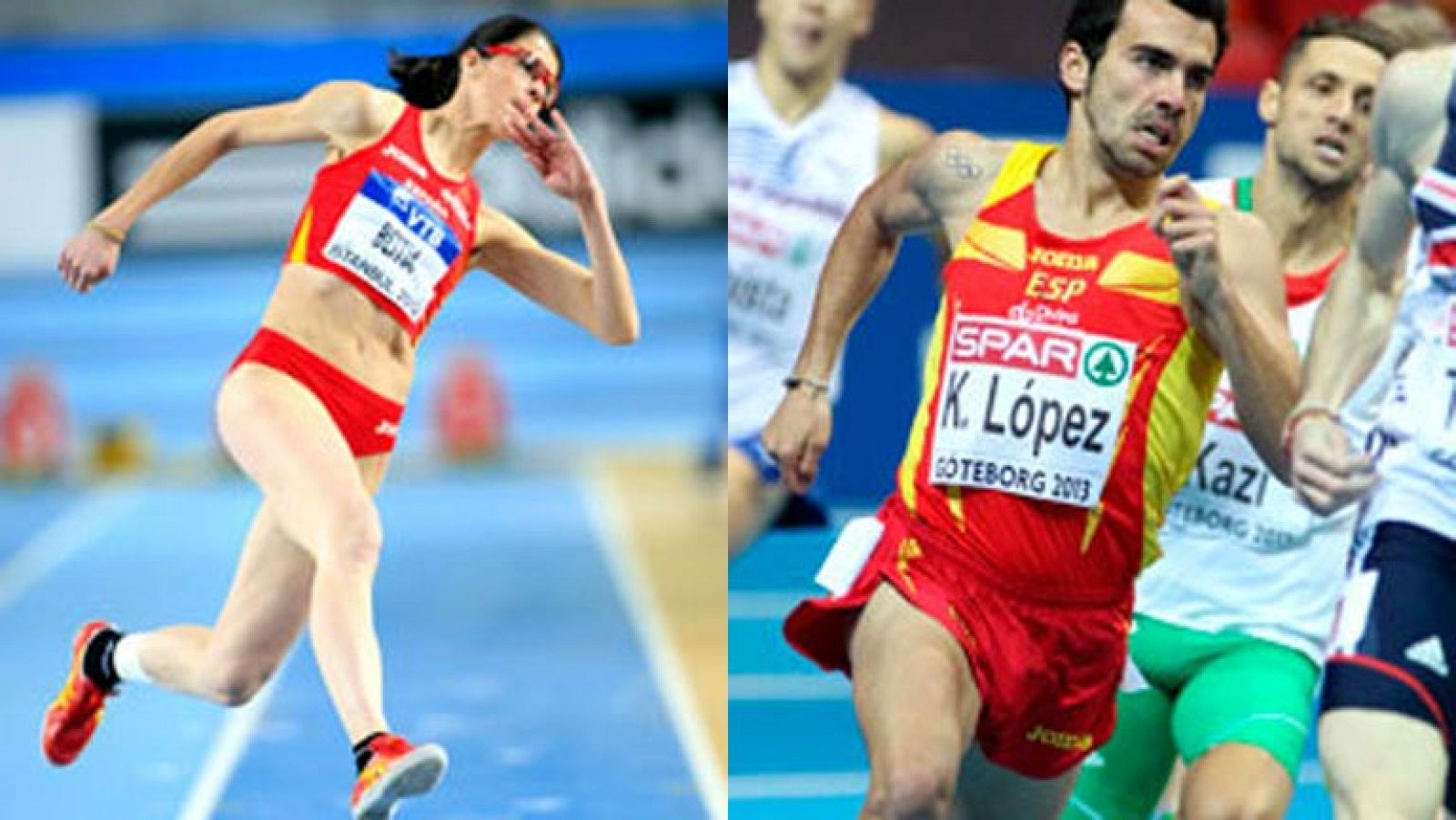 Ruth Beitia y Kevin López