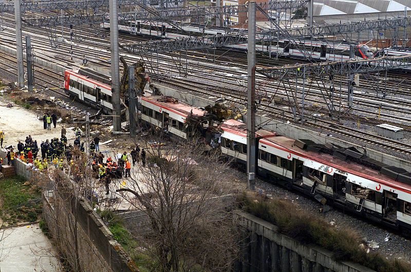 Uno de los trenes explotó frente a la calle Téllez, antes de llegar a Atocha.
