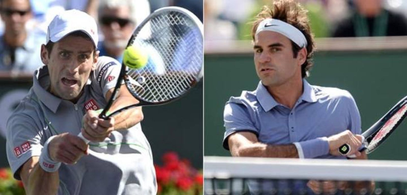 Ambos tenistas se enfrentan en la final de Indian Wells.